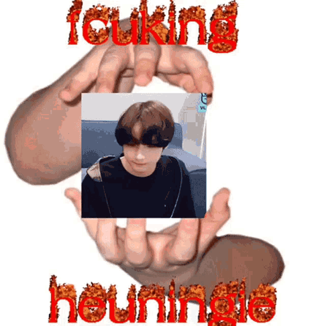 a picture of a young man is surrounded by the words fouking and hounting