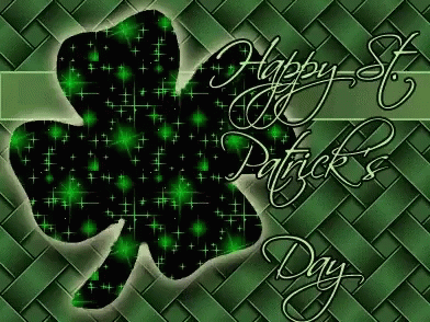 Happy St Patricks Day Clover GIF - Happy St Patricks Day Clover Thinking About You GIFs
