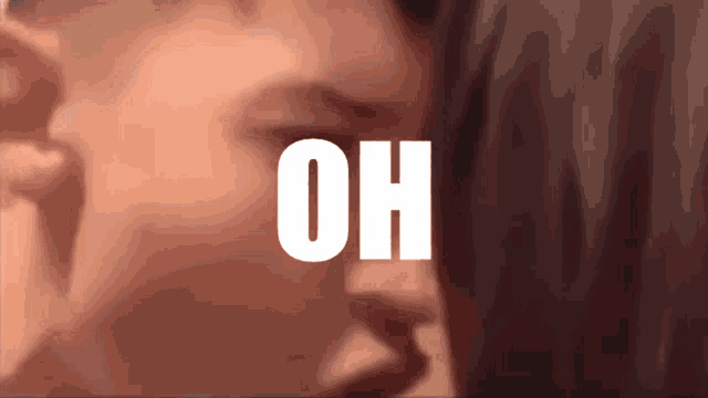 the word oh that is on a person