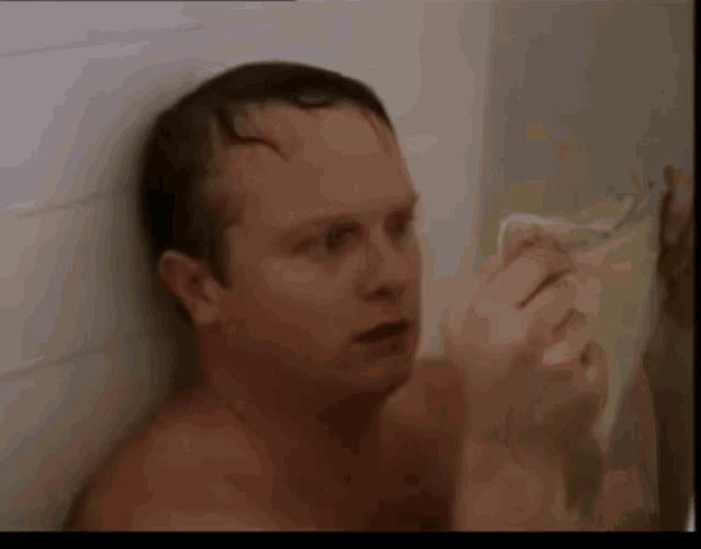 In The Shower Freak Out GIF - In The Shower Freak Out GIFs