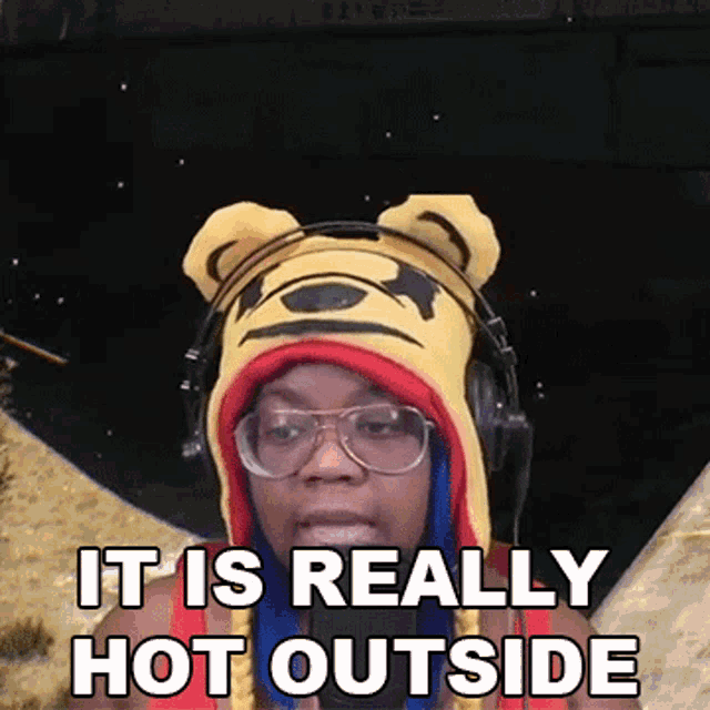 It Is Really Hot Outside Aychristenegames GIF - It Is Really Hot Outside Aychristenegames Its Warm GIFs
