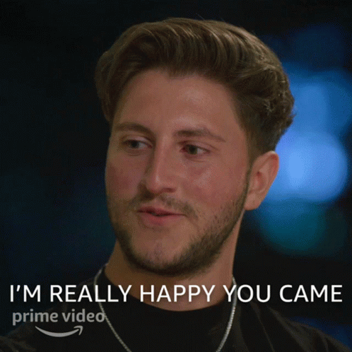 Im Really Happy You Came Jeff GIF - Im Really Happy You Came Jeff The One That Got Away GIFs