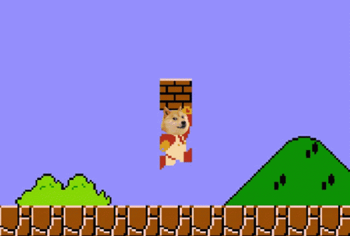Mario Doge GIF - Mario Doge Dogecoin GIFs