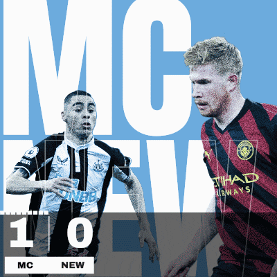 two soccer players are on a poster that says mc new