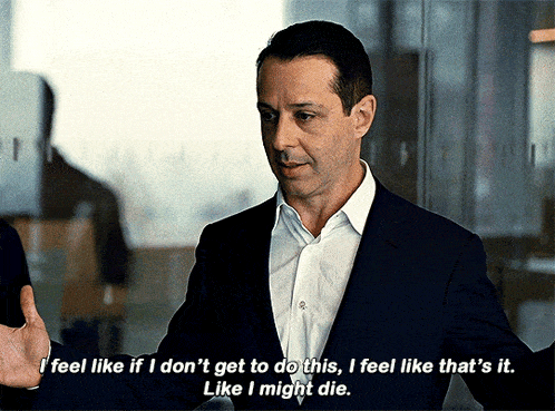 a man in a suit says " i feel like if i don 't get to do this i feel like that 's it