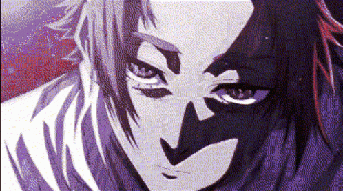 a close up of a person 's face with a black mask on