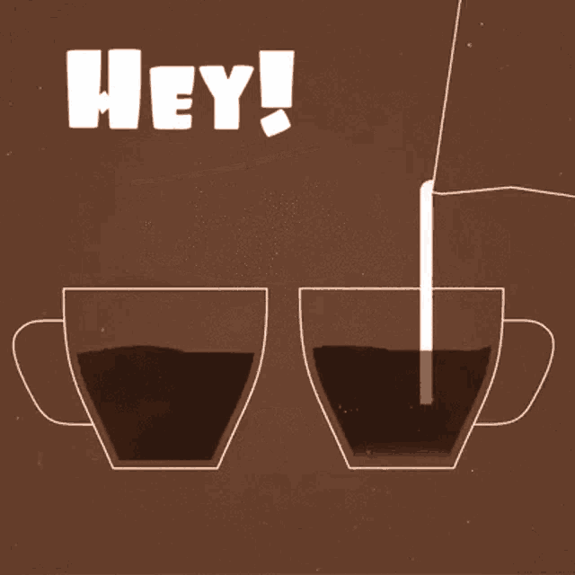 a brown background with a yin yang symbol and the word hey