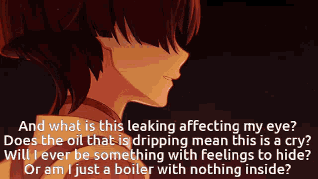a picture of a girl with the words " and what is this leaking affecting my eye " at the top