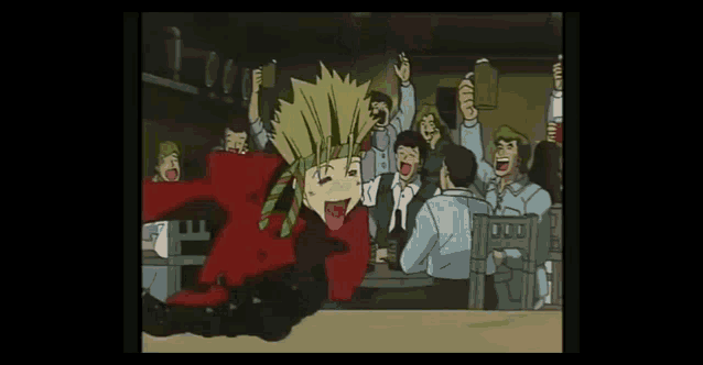 Fill It Up Trigun GIF