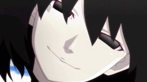 a close up of a person 's face with a smile on their face