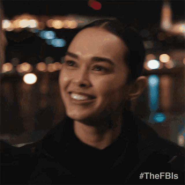 a woman is smiling with the hashtag #thefbls on the bottom