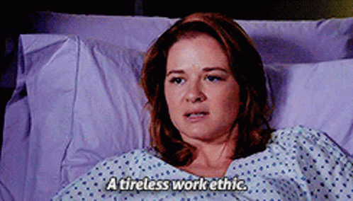 Greys Anatomy April Kepner GIF - Greys Anatomy April Kepner A Tireless Work Ethic GIFs