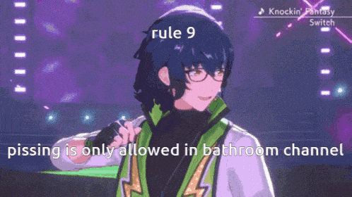 a screenshot of a video game with rule 9 on it