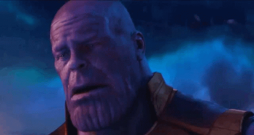 Thanos Crying GIF