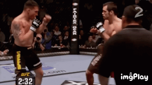 You Got Knocked Out Seeing Stars GIF - You Got Knocked Out Seeing Stars Mma GIFs