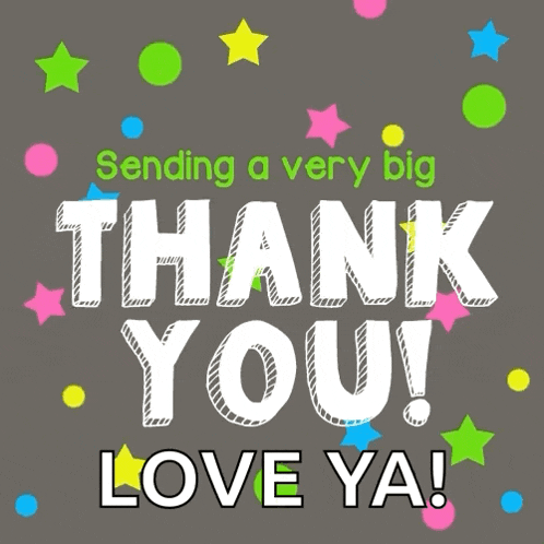 a thank you card that says " sending a very big thank you "