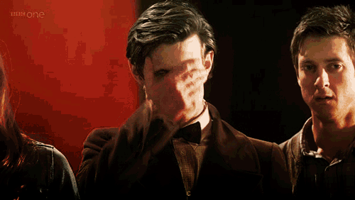 a man covering his face with his hand with bbc one written on the bottom right