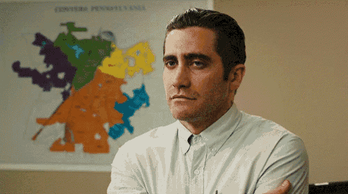 a man with his arms crossed in front of a map that says central pennsylvania