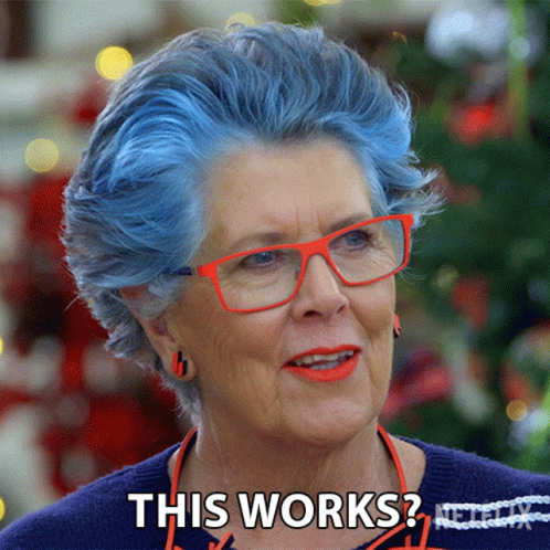 This Works Prue Leith GIF - This Works Prue Leith The Great British Baking Show Holidays GIFs