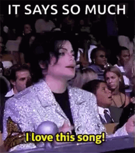 Michael Jackson I Love This Song GIF - Michael Jackson I Love This Song Says So Much GIFs