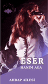 a woman is singing into a microphone on the cover of a book titled eser hanim aga