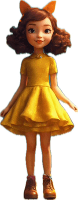 Young Girl Young Girl Dark Hair GIF - Young Girl Young Girl Dark Hair Young Girl In Yellow Dress GIFs