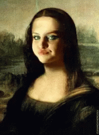 Mona Lisa GIF - Mona Lisa Weird GIFs