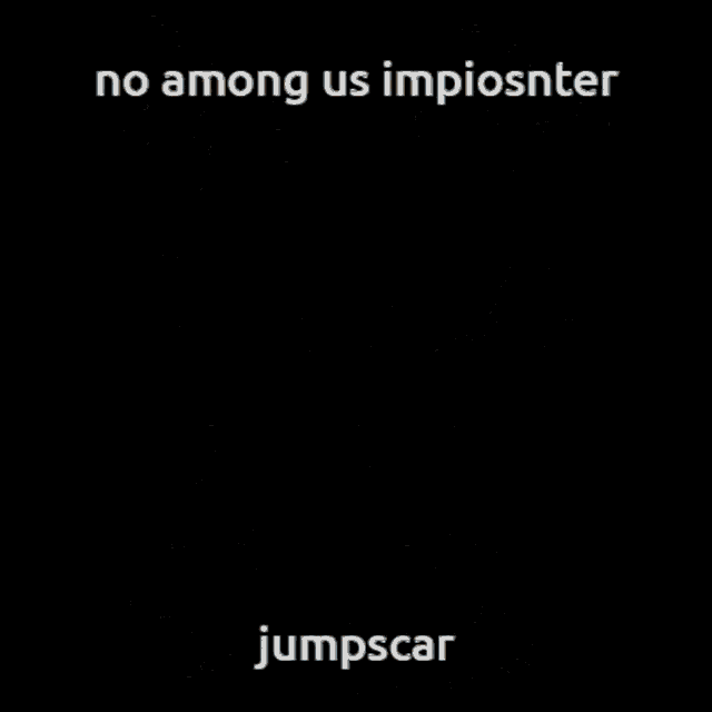 a cartoon character with a head that says jumpscar
