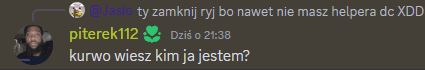 a screenshot of a conversation between jesie and pitorek112