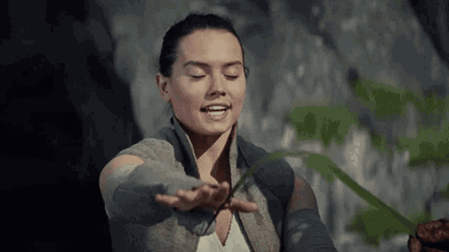 Rey Star Wars GIF - Rey Star Wars Slap GIFs