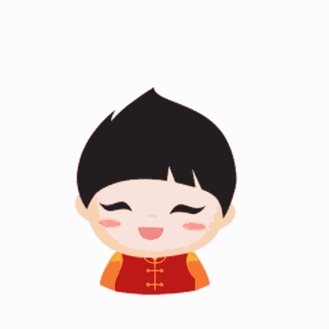 a cartoon character holding a heart on his head