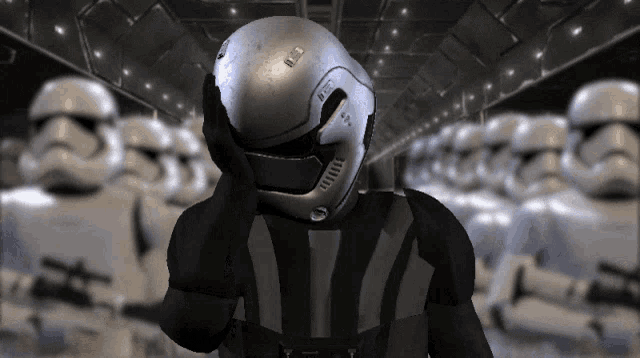 Star Wars Helmet GIF - Star Wars Helmet Stormtrooper GIFs
