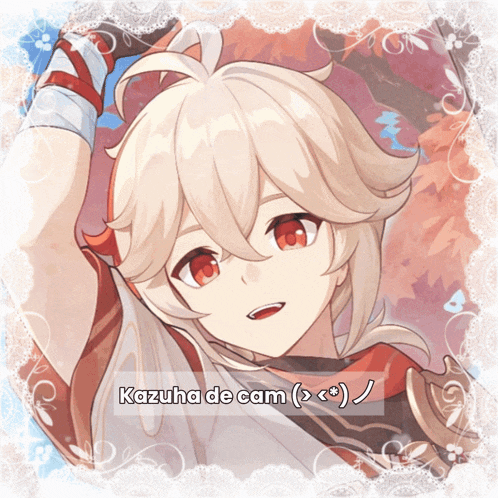 a picture of a person with the name kazuha de cam