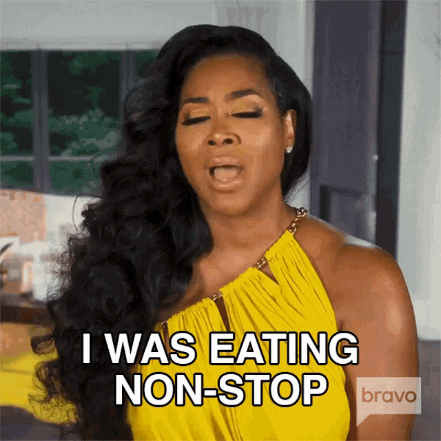 I Was Eating Nonstop Kenya Moore GIF - I Was Eating Nonstop Kenya Moore Real Housewives Of Atlanta GIFs