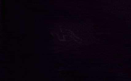 a painting of a person falling into a dark room with neon lights
