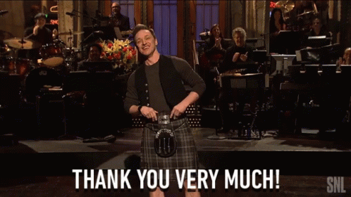 Thank You Very Much Thanks GIF - Thank You Very Much Thanks Kilt GIFs