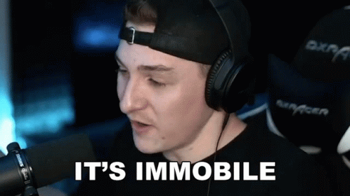 Its Immobile Wynnsanity GIF - Its Immobile Wynnsanity It Cant Move GIFs