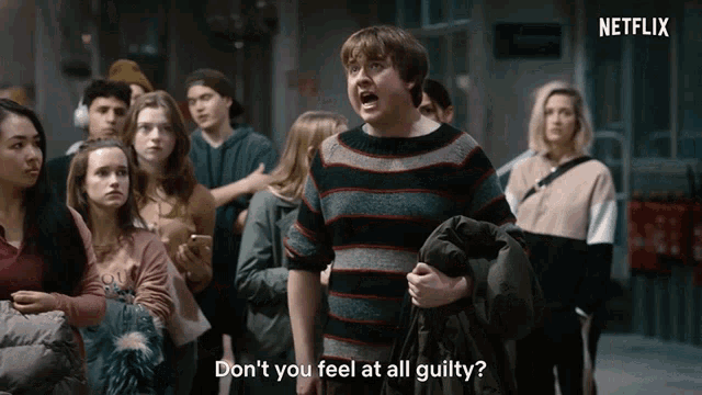 Dont You Feel At All Guilty Wrong GIF