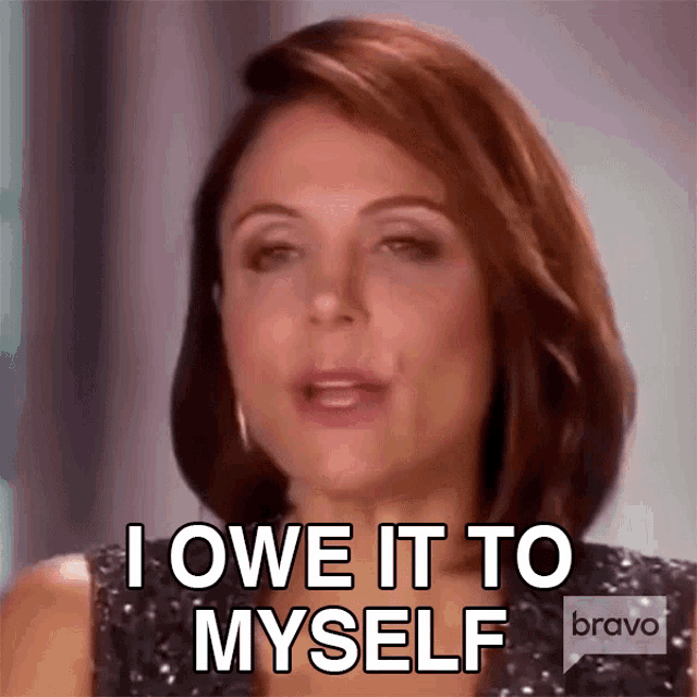 I Owe It To Myself Real Housewives Of New York GIF - I Owe It To Myself Real Housewives Of New York Im Indebted To Myself GIFs