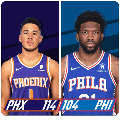 Phoenix Suns (114) Vs. Philadelphia 76ers (104) Post Game GIF - Nba Basketball Nba 2021 GIFs