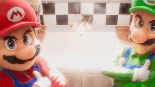 Look How Clean It Is Mario GIF - Look How Clean It Is Mario Luigi GIFs