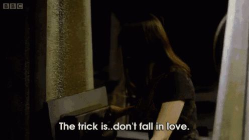 a woman says the trick is ... don 't fall in love .