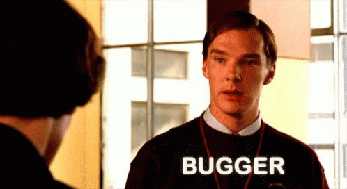 Bugger Benedict GIF - Bugger Benedict Cumberbatch GIFs