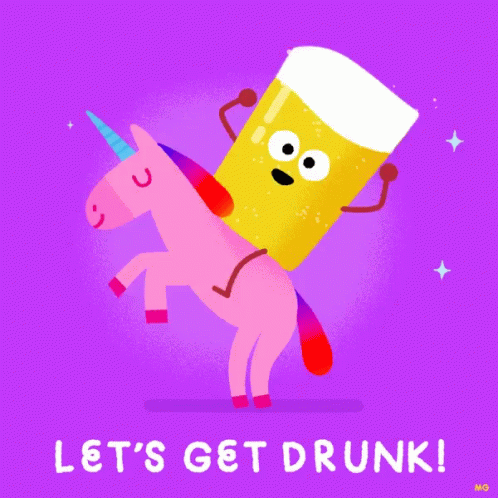 Beer Unicorn GIF - Beer Unicorn Lets Get Drunk GIFs