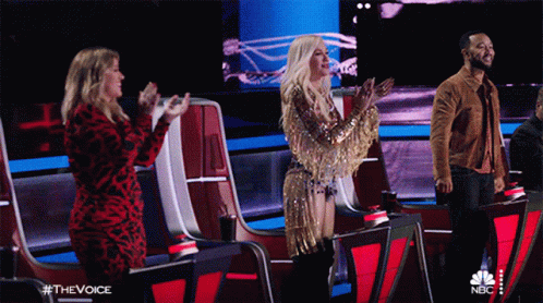 Standing Ovation The Voice GIF - Standing Ovation The Voice Wow GIFs