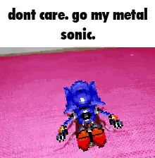 Dont Care Go My Metal Sonic Sonic Cd GIF - Dont Care Go My Metal Sonic Metal Sonic Sonic Cd GIFs