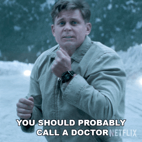 You Should Probably Call A Doctor Magnus GIF - You Should Probably Call A Doctor Magnus Lift GIFs