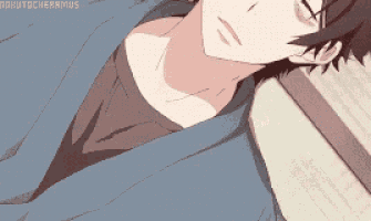 a man in a blue shirt is laying on a bed with the hashtag nokutocheramus