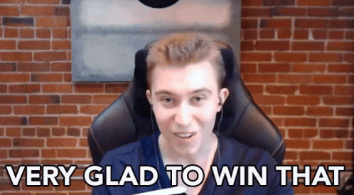 Very Glad To Win That Delighted GIF - Very Glad To Win That Delighted Winner GIFs