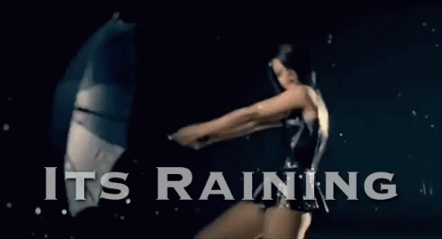 Its Raining GIF - Rihanna Ri Ri Umbrella GIFs